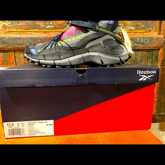 New REEBOK Zig Kinetica II 2 Edge GTX Gore-Tex x Vibram 11.5 NIB (broken box) - Picture 7 of 7